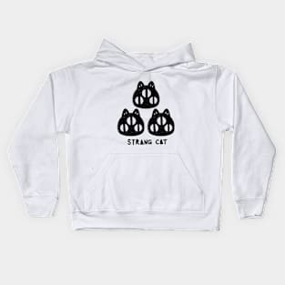 STRANGE CAT - staring more Kids Hoodie